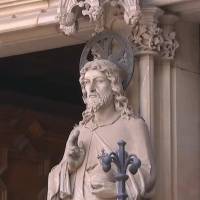Accoglienza a Barcellona, Preghiera dell’Ora Media nella Cattedrale della Santa Croce e Sant'Eulalia
