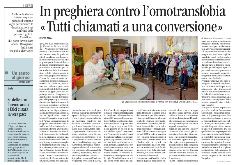 Avvenire 9 maggio 2026