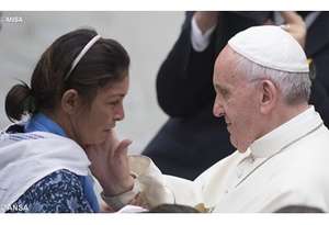 Ludienza di Papa Francesco ai malati di Corea di Huntington