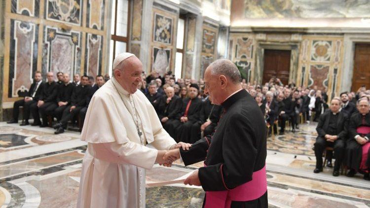 Francesco e Rota Romana