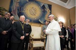 Udienza di Papa Francesco alla Specola Vaticana