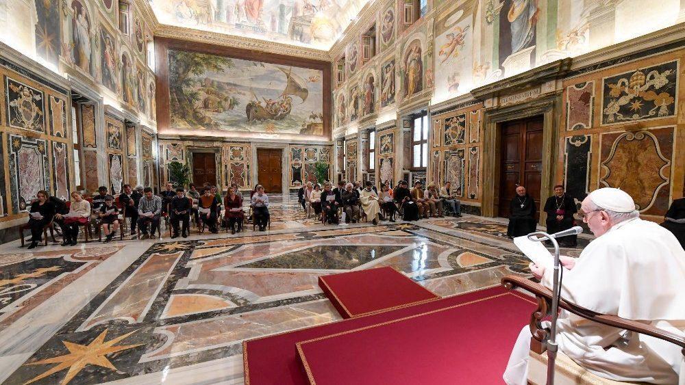 udienza diaconia della bellezza