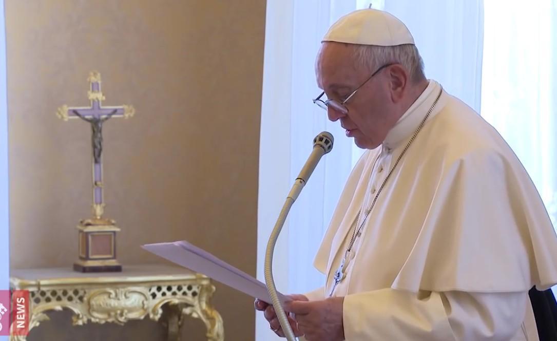 udienza santo Padre microfono