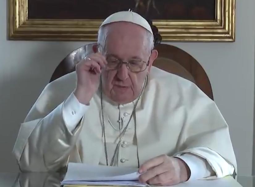 video messaggio papa lettura