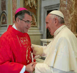 Lorefice e papa Francesco