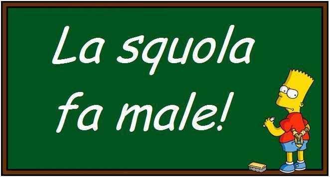 Bart-lavagna squola
