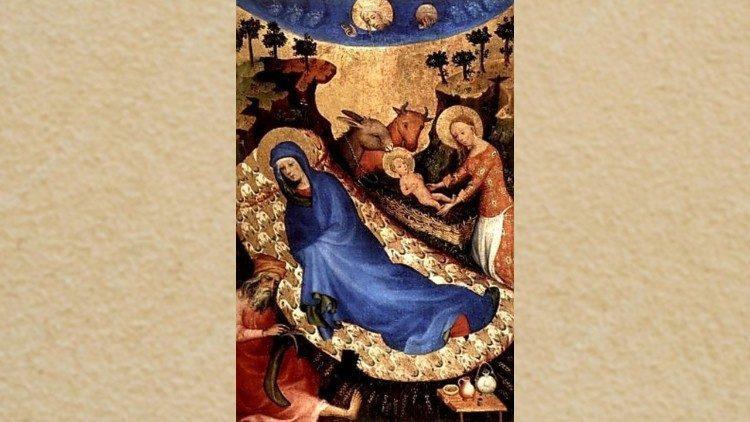 Dipinto Museo di Anversa con Giuseppe che prepara le fasce per Gesù