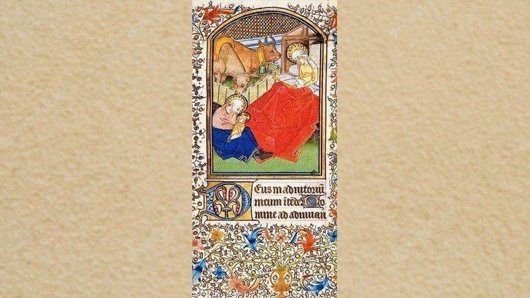 Miniatura Museo di Canbridge Sacra Famiglia
