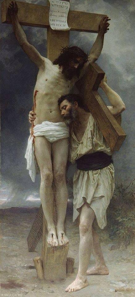 abbracciare Cristo Crocifisso