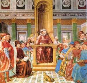 agostino insegna a roma