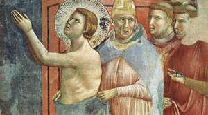 san francesco di assisi spoliazione